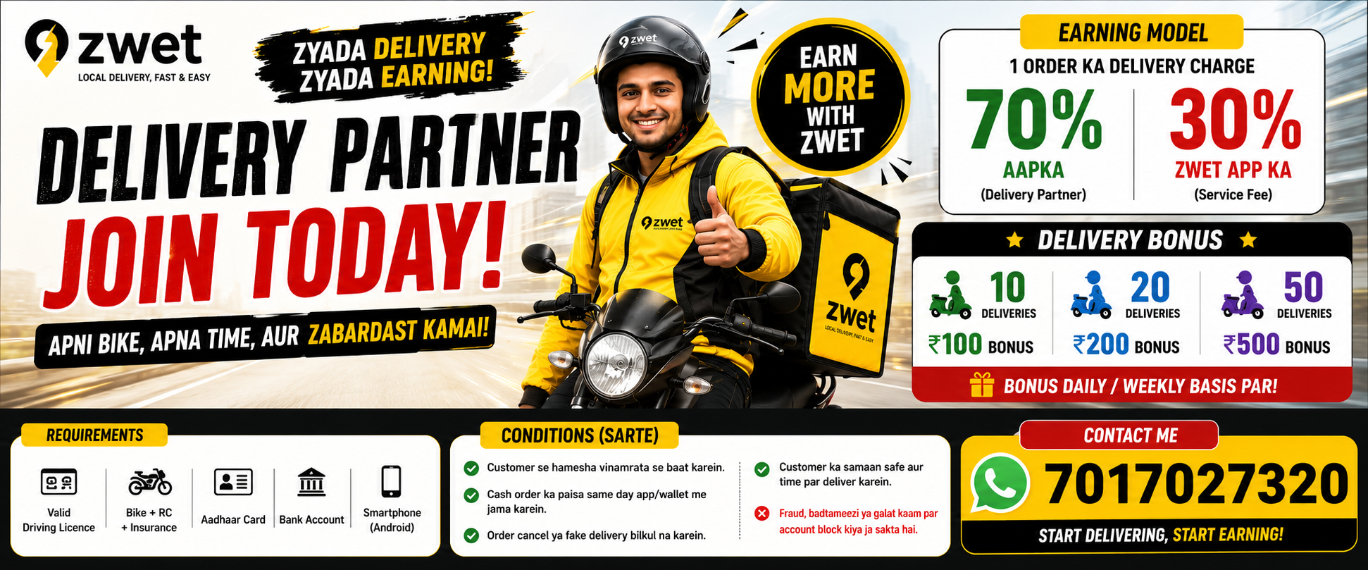 Join as Delivery Boy